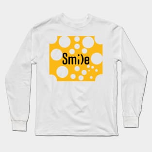 Smile typography Long Sleeve T-Shirt